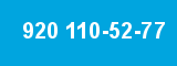 920 110-52-77